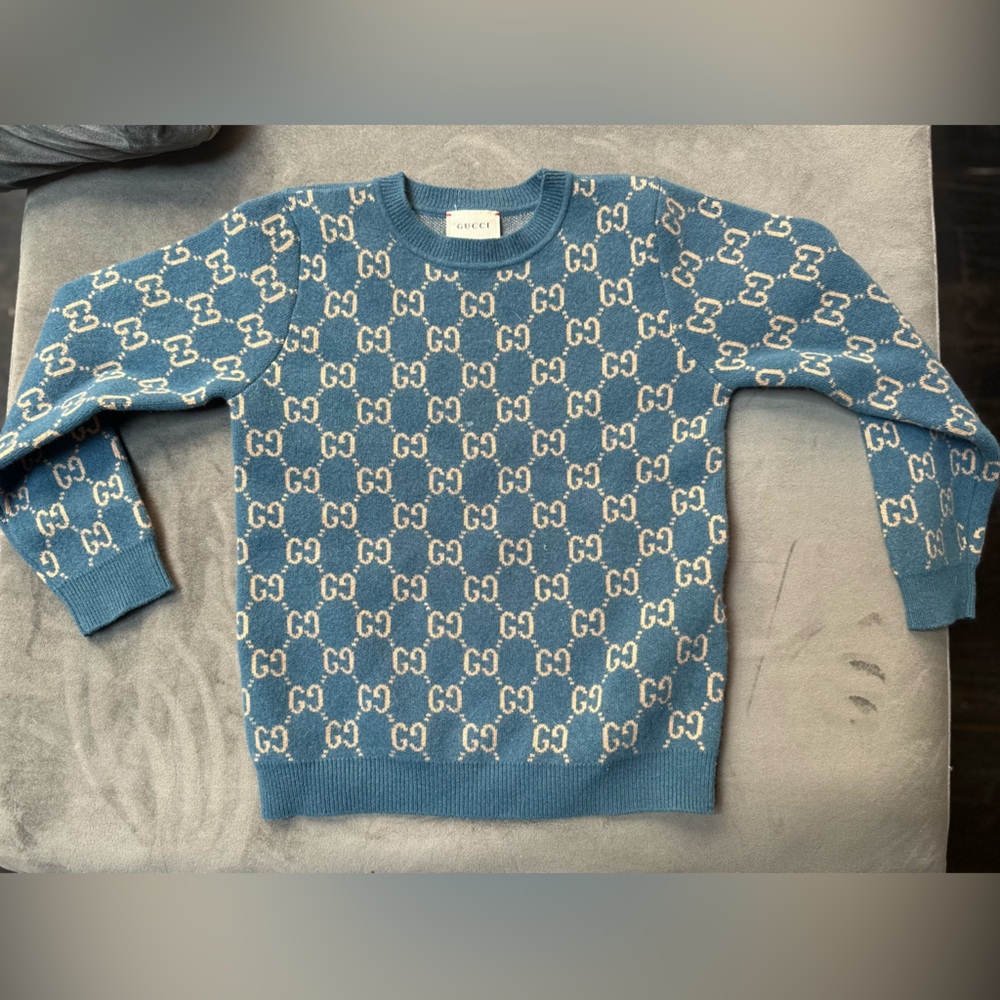 Boys Wool GG sweater